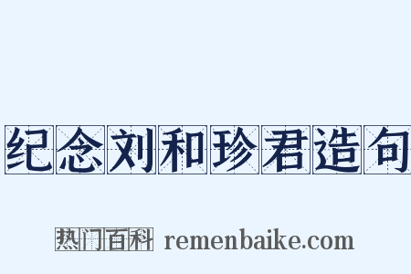 纪念刘和珍君造句是什么意思的图片